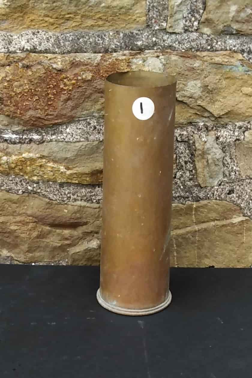 British 18 Pounder Brass Shell Case 1